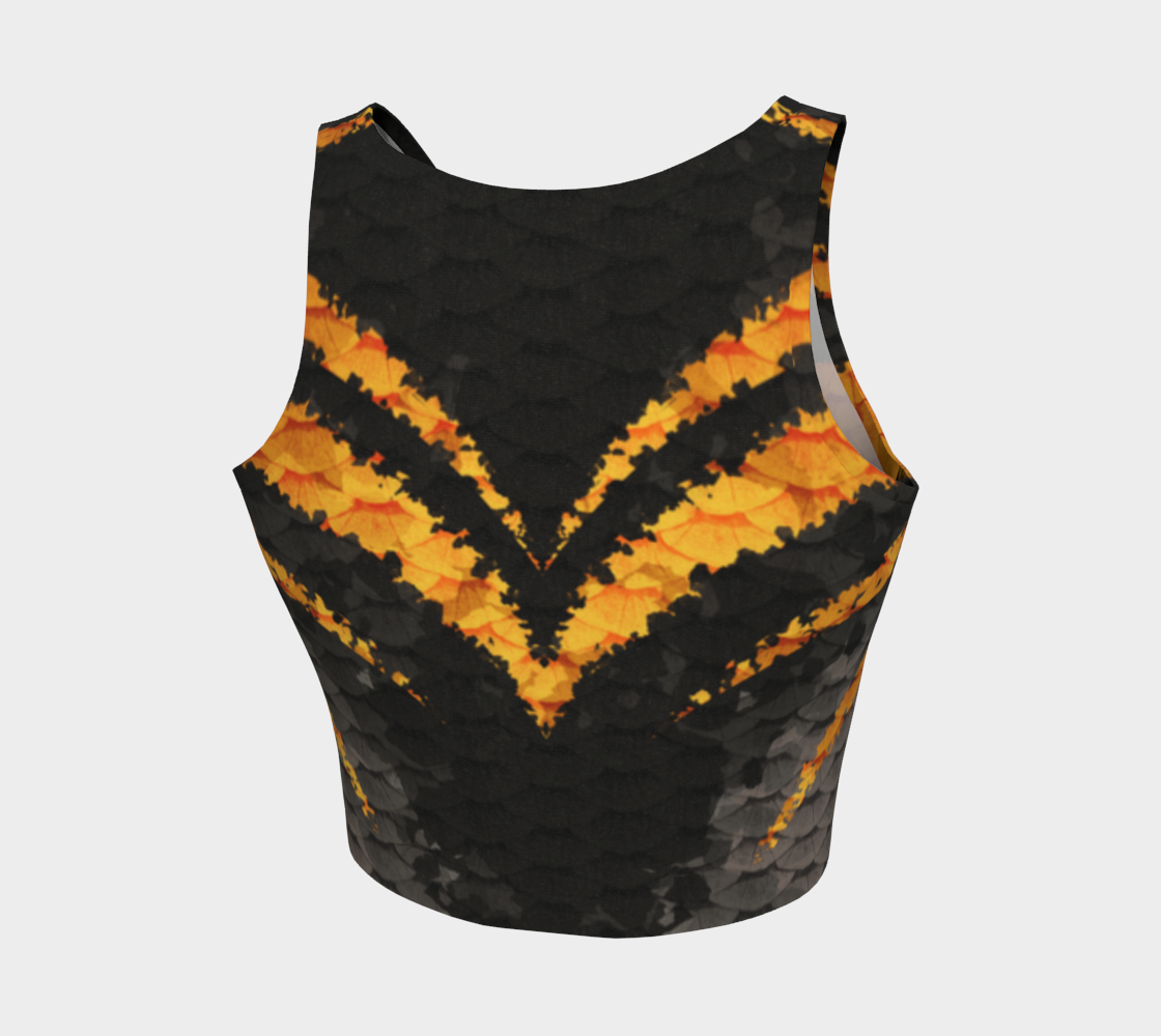 Glittering Ghoul Swim Top