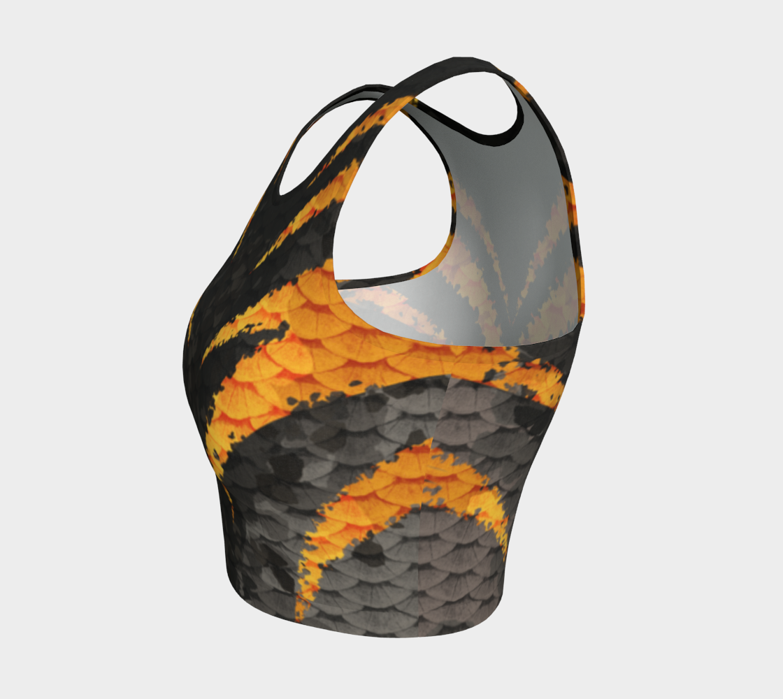 Glittering Ghoul Swim Top