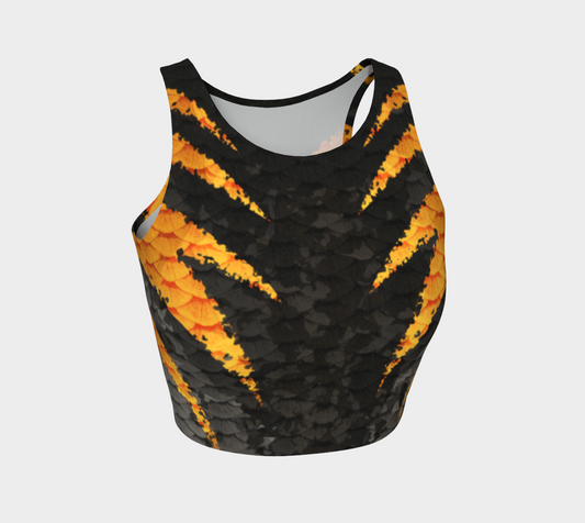 Glittering Ghoul Swim Top