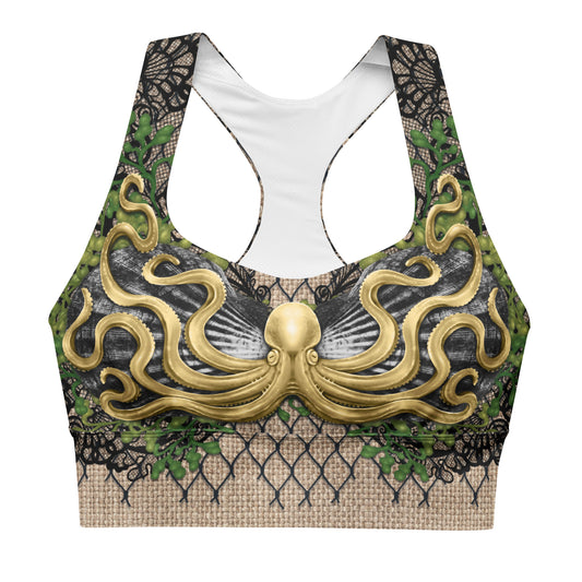 Gold Octopus "Shellusion" Merfolk Top