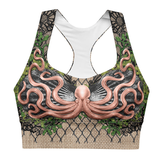 Rose Gold Octopus "Shellusion" Merfolk Top