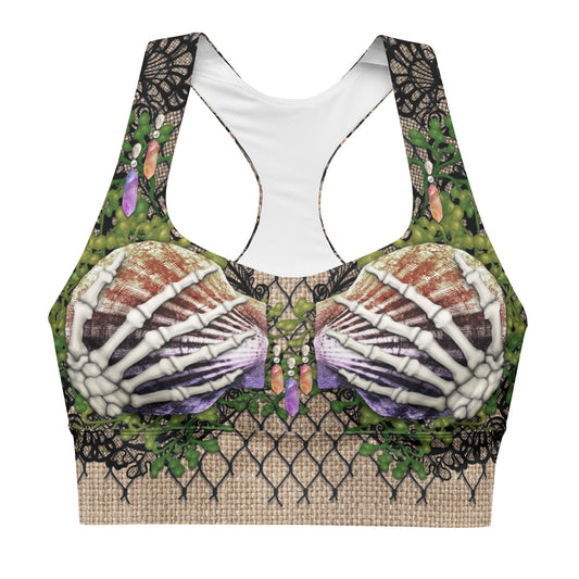 Sunset Skeleton Hands "Shellusion" Merfolk Top