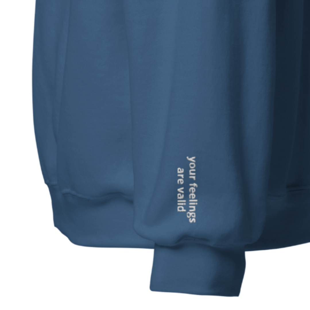 "Mermaids are Better than People" Embroidered Sweatshirt