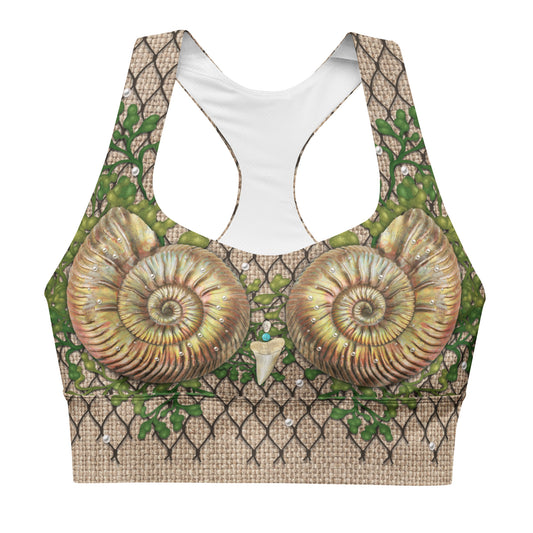 Ammonite & Shark Tooth "Shellusion" Merfolk Top