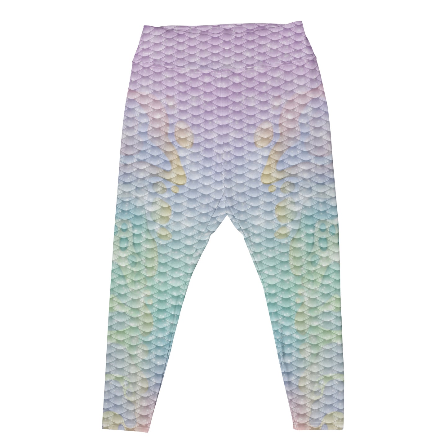 Rainbow Starfish Plus Size Merfolk Leggings