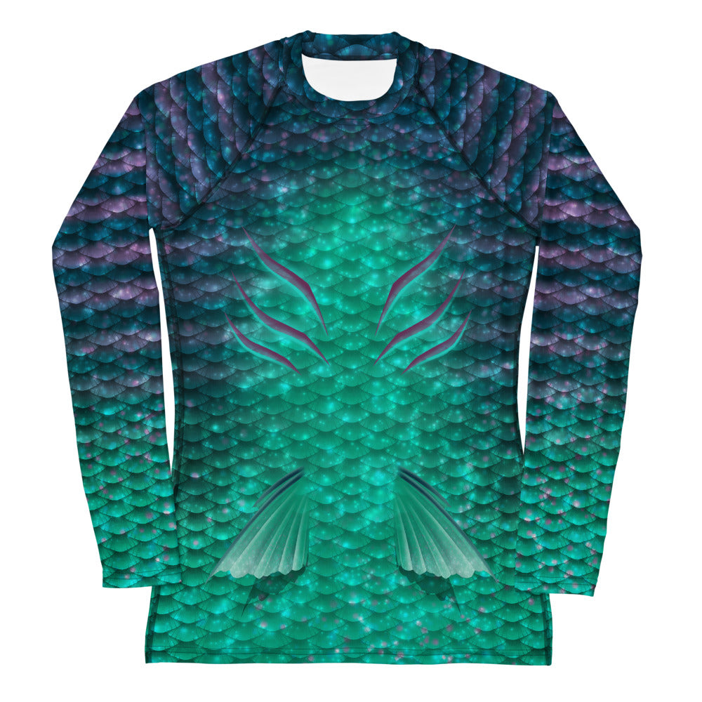 Emerald Dream Merfolk Rash Guard
