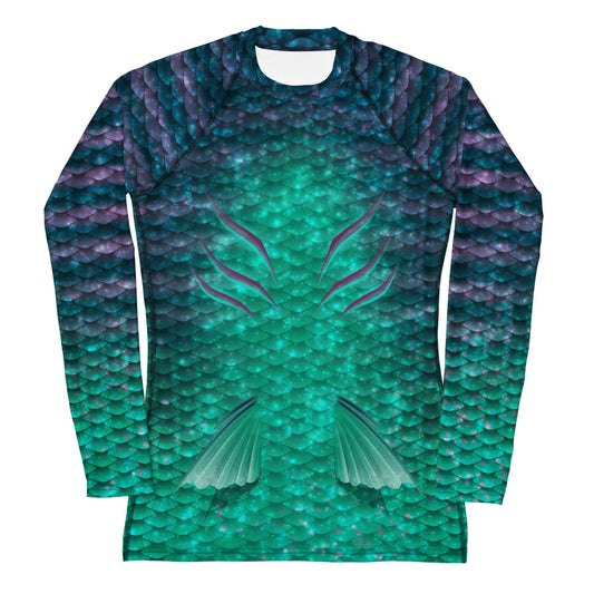 Emerald Dream Merfolk Rash Guard