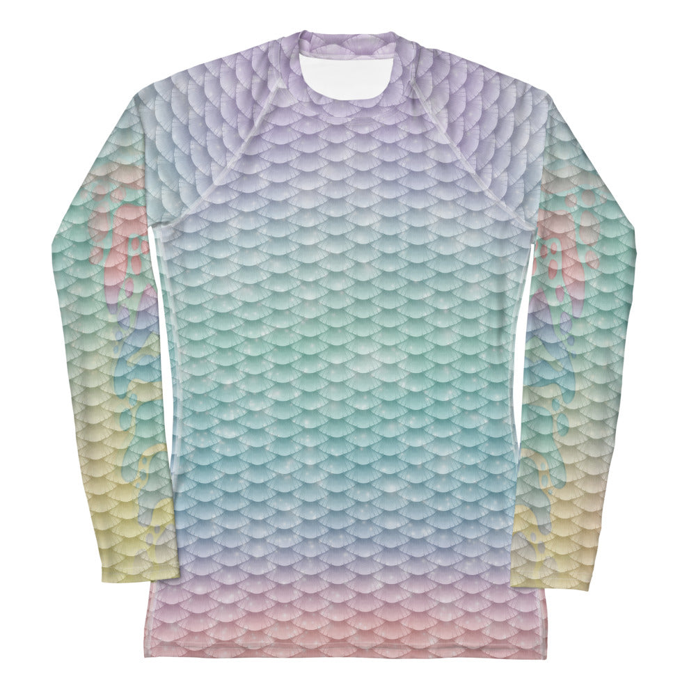 Rainbow Starfish Merfolk Rash Guard