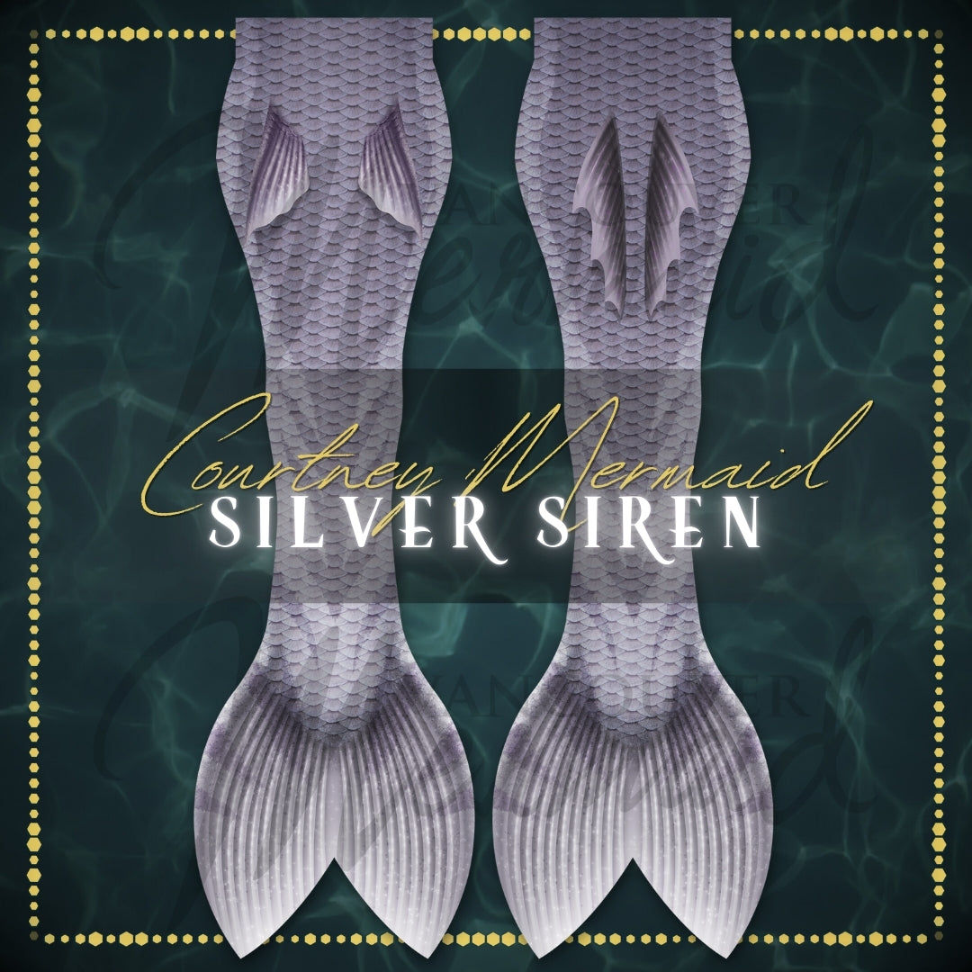 Silver Siren Mermaid Tail