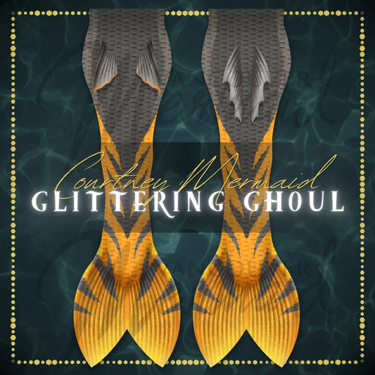 Glittering Ghoul Mermaid Tail