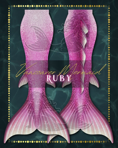Ruby Mermaid Tail