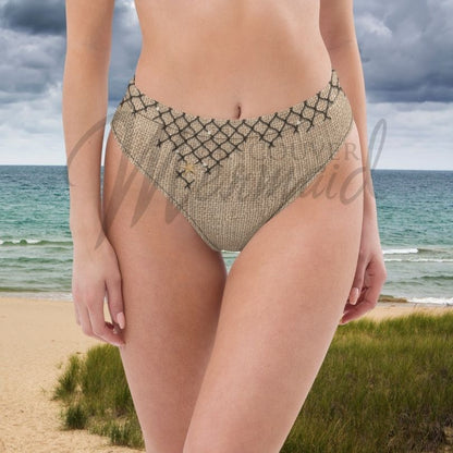 Burlap and Net Recycled Merfolk Bottoms