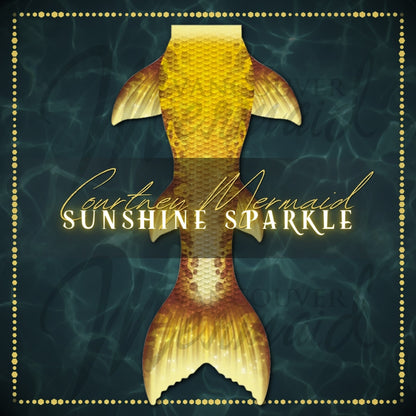 Sunshine Sparkle Mermaid Tail