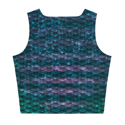 Emerald Dream Mermaid Crop Top