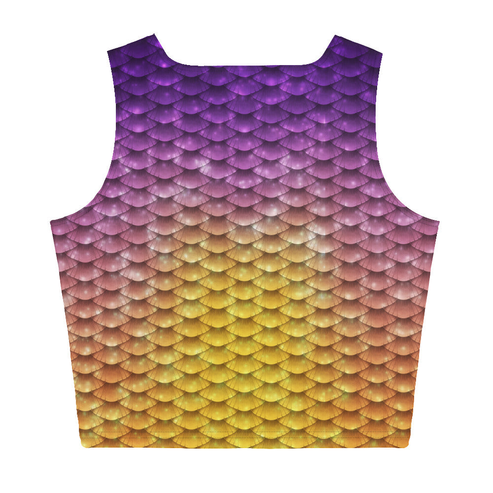 Sunset Mertober Crop Top (Plain)