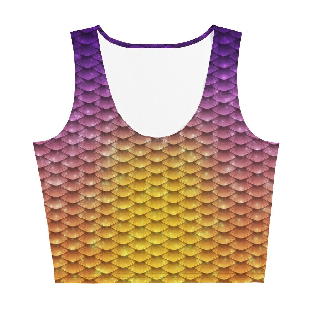 Sunset Mertober Crop Top (Plain)