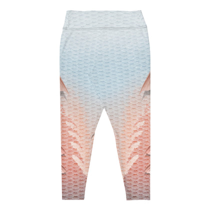 Morning Mist Plus Size Merfolk Leggings