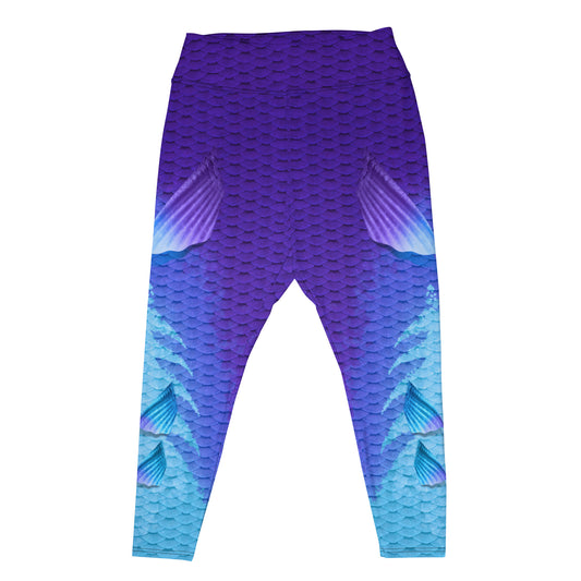 Seabreeze Spirit Plus Size Merfolk Leggings