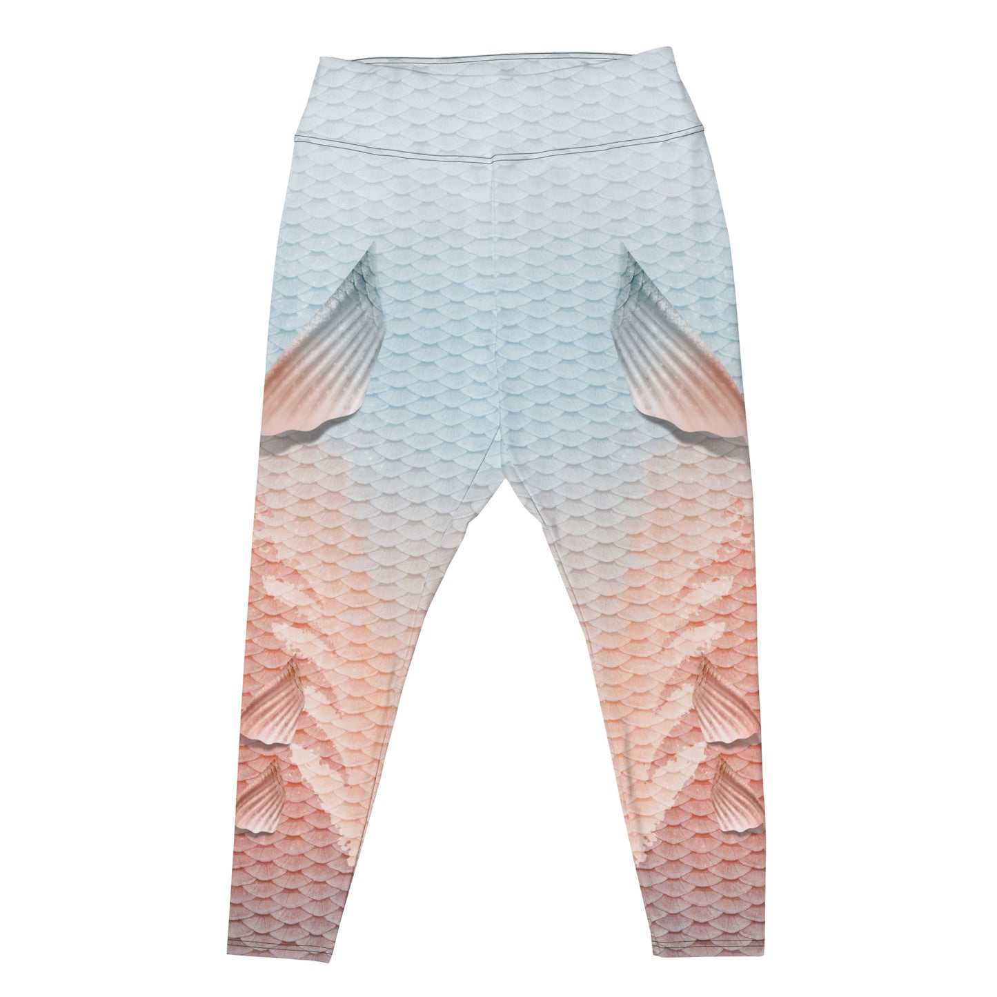 Morning Mist Plus Size Merfolk Leggings