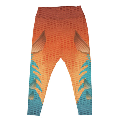 Sienna Sunset Plus Size Merfolk Leggings