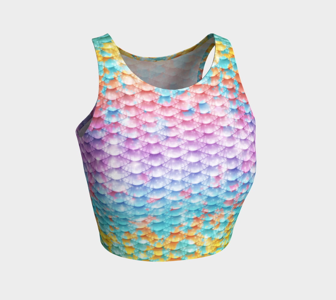 Rainbow Dazzle Swim Top