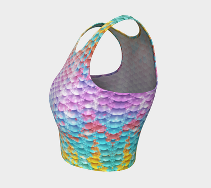 Rainbow Dazzle Swim Top