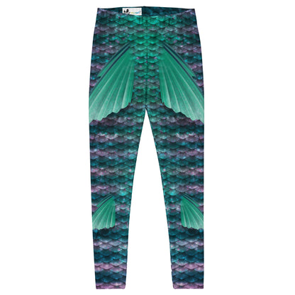 Emerald Dream Merfolk Leggings