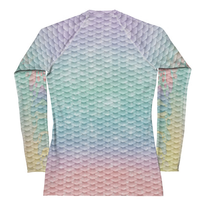 Rainbow Starfish Merfolk Rash Guard