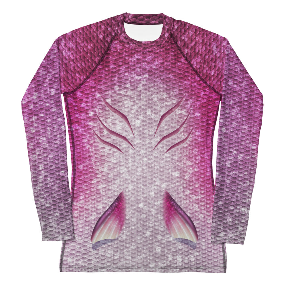 Ruby Merfolk Rash Guard